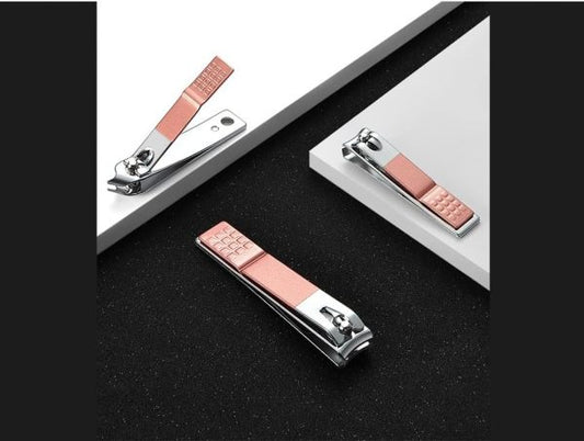 12-Piece Portable Nail Clippers Beauty Tool Set – Stainless Steel Manicure & Pedicure Kit with Leather Case