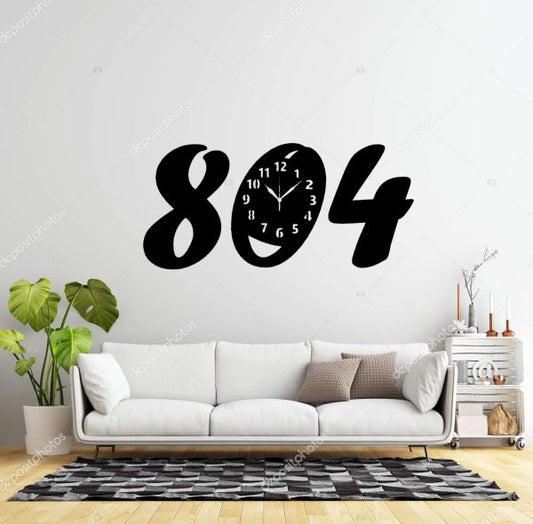 3D Wooden Wall Clock (804) – Modern Decorative Wall Clock for Home