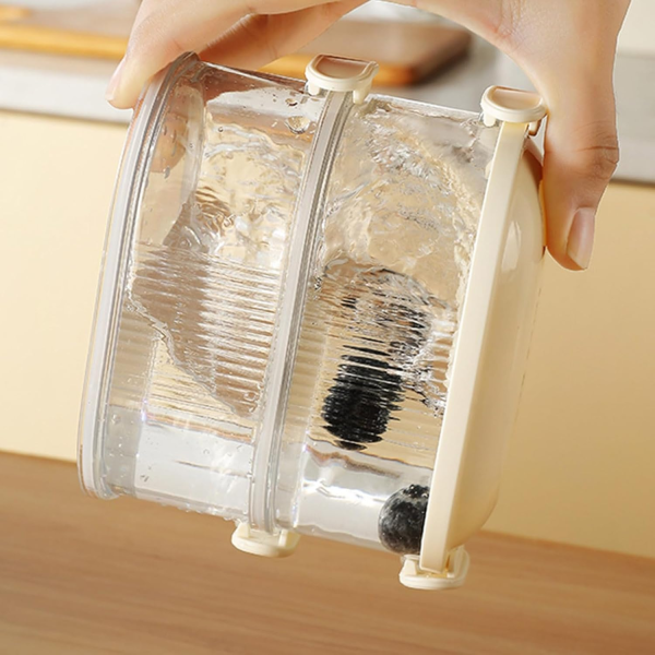 4-Layer Multi-Layered Acrylic Spice Storage Box – Airtight Seasoning Organizer for Kitchen, BBQ & Picnic (Random Color)