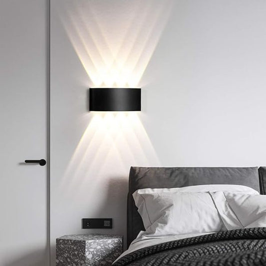 8-Way Outdoor Waterproof LED Wall Light – 8-Side Fancy Aluminium Wall Lamp – IP65 Waterproof – 8W
