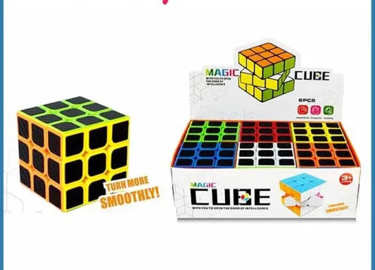 Colorful 3D Magic Cube Puzzle Toy for Kids – Educational STEM Learning Brain Teaser – Durable & Safe – Ages 3+ – Pack of 1