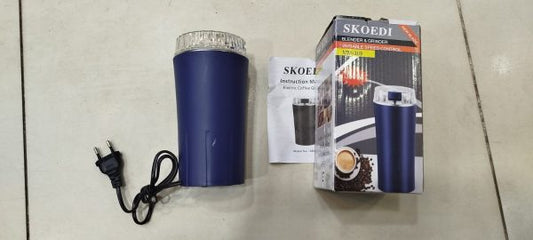Electric Coffee Grinder & Food Processor – 350W Powerful Motor | Stainless Steel Blades for Beans, Spices, Grains & Nuts