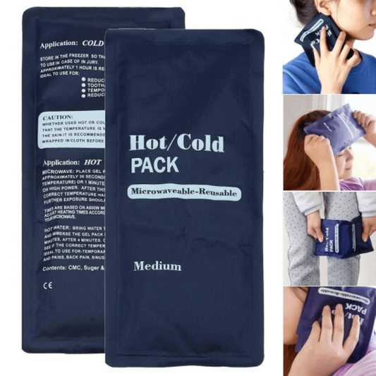 Multi-Purpose Hot & Cold Reusable Gel Pack | Flexible Physiotherapy Ice/Heat Pad for Pain Relief